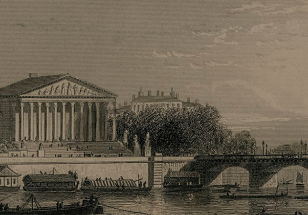 Image of The contract for candle lighting and wood heating at Palais Bourbon